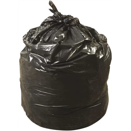 REVOLUTION BAG 60 Gal. 38 in. x 58 in. 0.9 mil Black Low-Ensity Trash Can Liner, 100PK PC58100BK